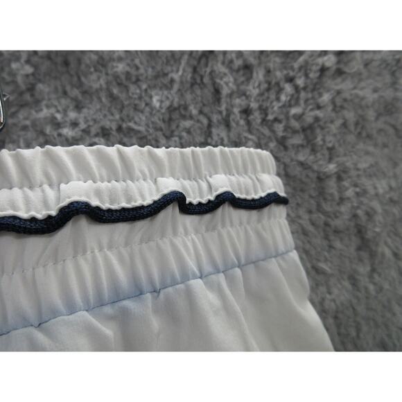 NWT Sergio Tacchini TCP Shorts Mens Size 4XL Mesh Lined WHITE NAVY BLUE Shorts - Picture 10 of 13